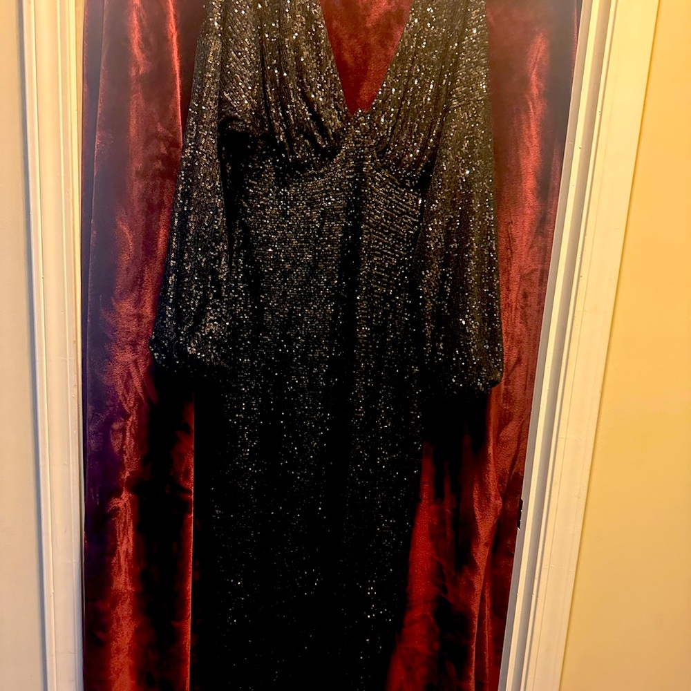 Black Long Gown